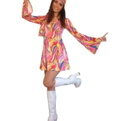 Women's Groovy Hippie Costume