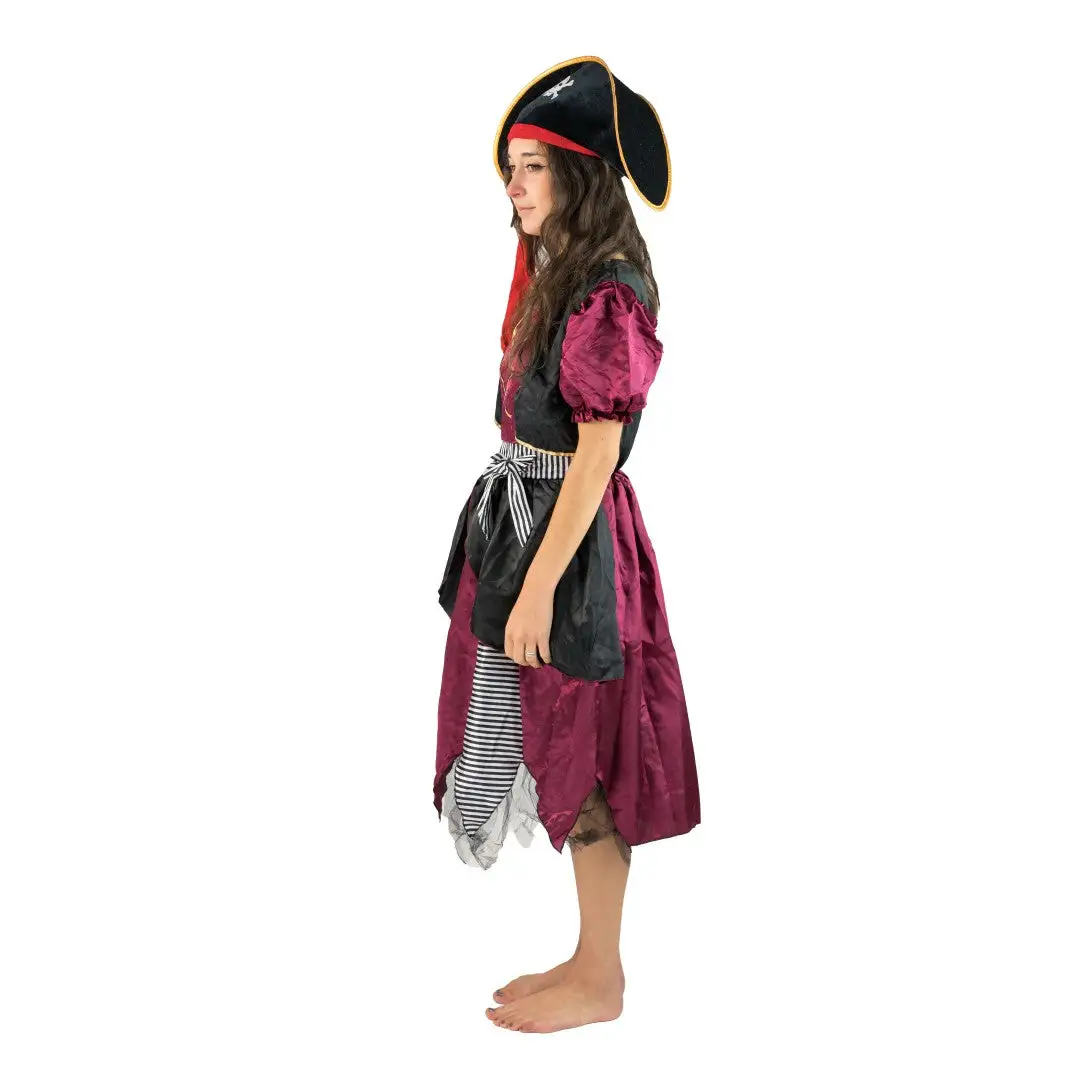 Women's Scruffy Pirate Costume - Image 2