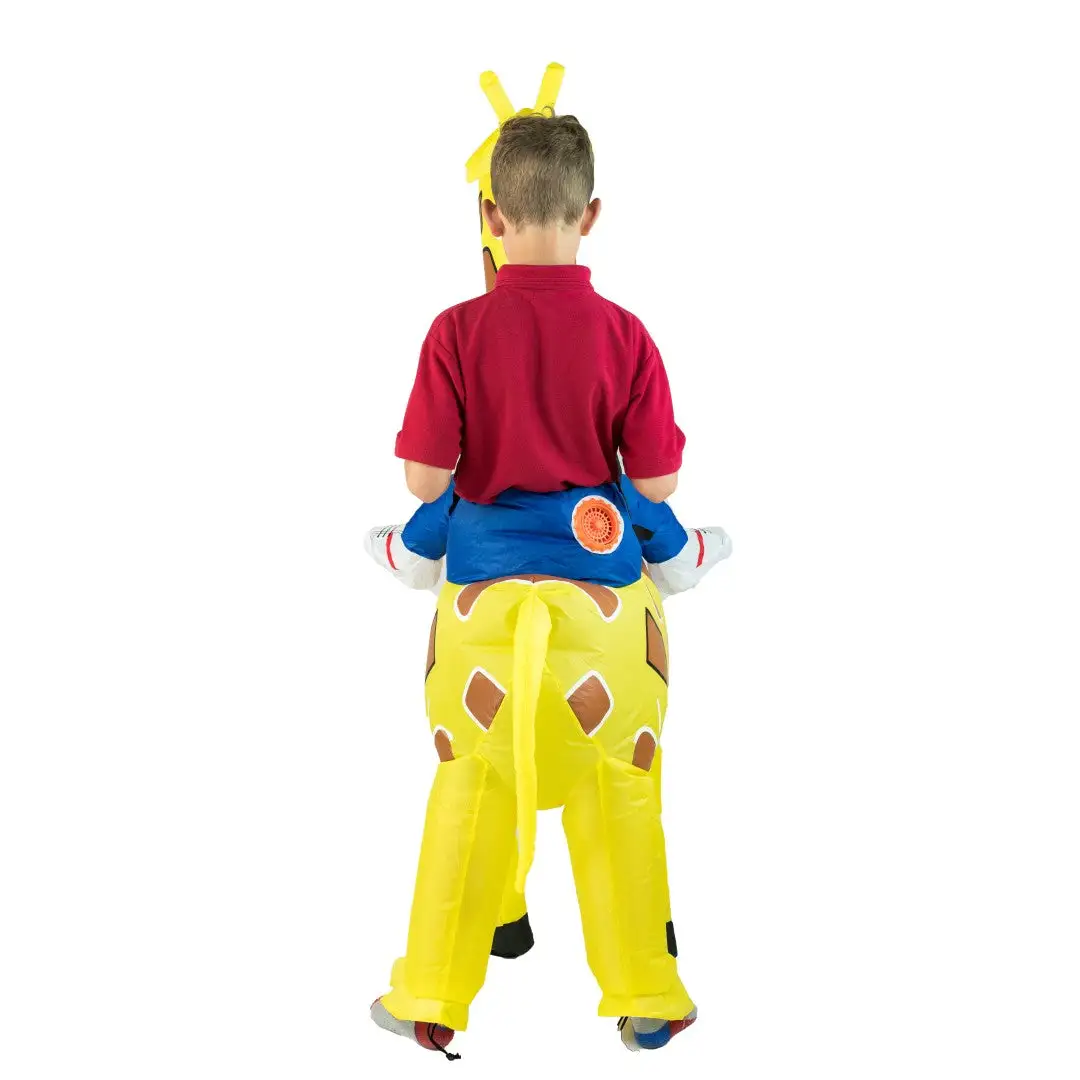 Kids Inflatable Giraffe Costume - Image 5