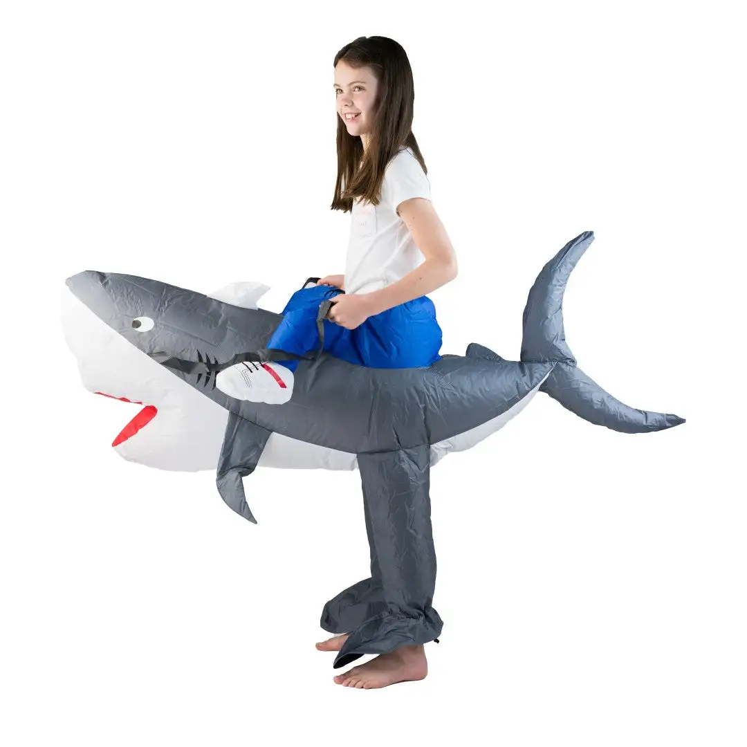 Kids Inflatable Shark Costume - Image 5