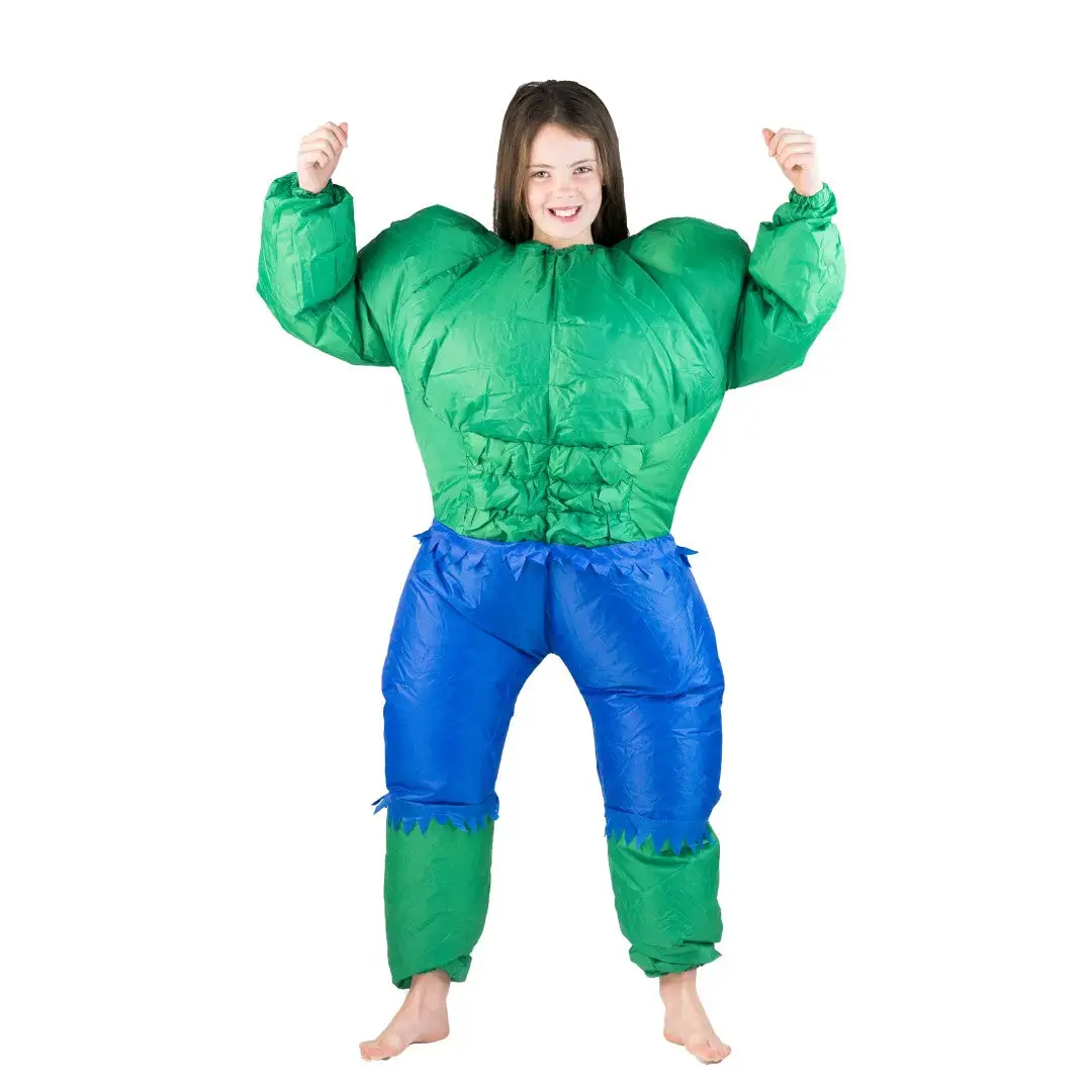 Kids Inflatable Hulk Costume - Image 4