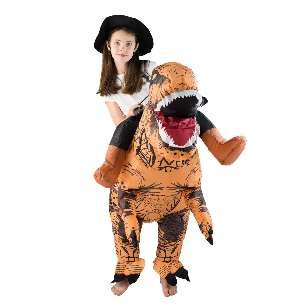 Kids Deluxe Inflatable Dinosaur Costume - Image 4