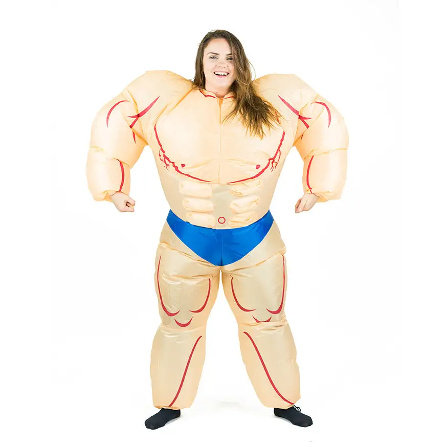 Inflatable Muscle Suit Costume - Image 4