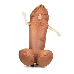 Black Inflatable Willy Costume