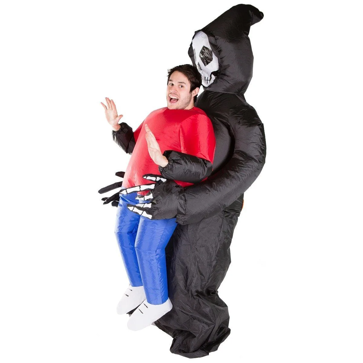 Inflatable Lift You Up Grim Reaper Costume - Image 2