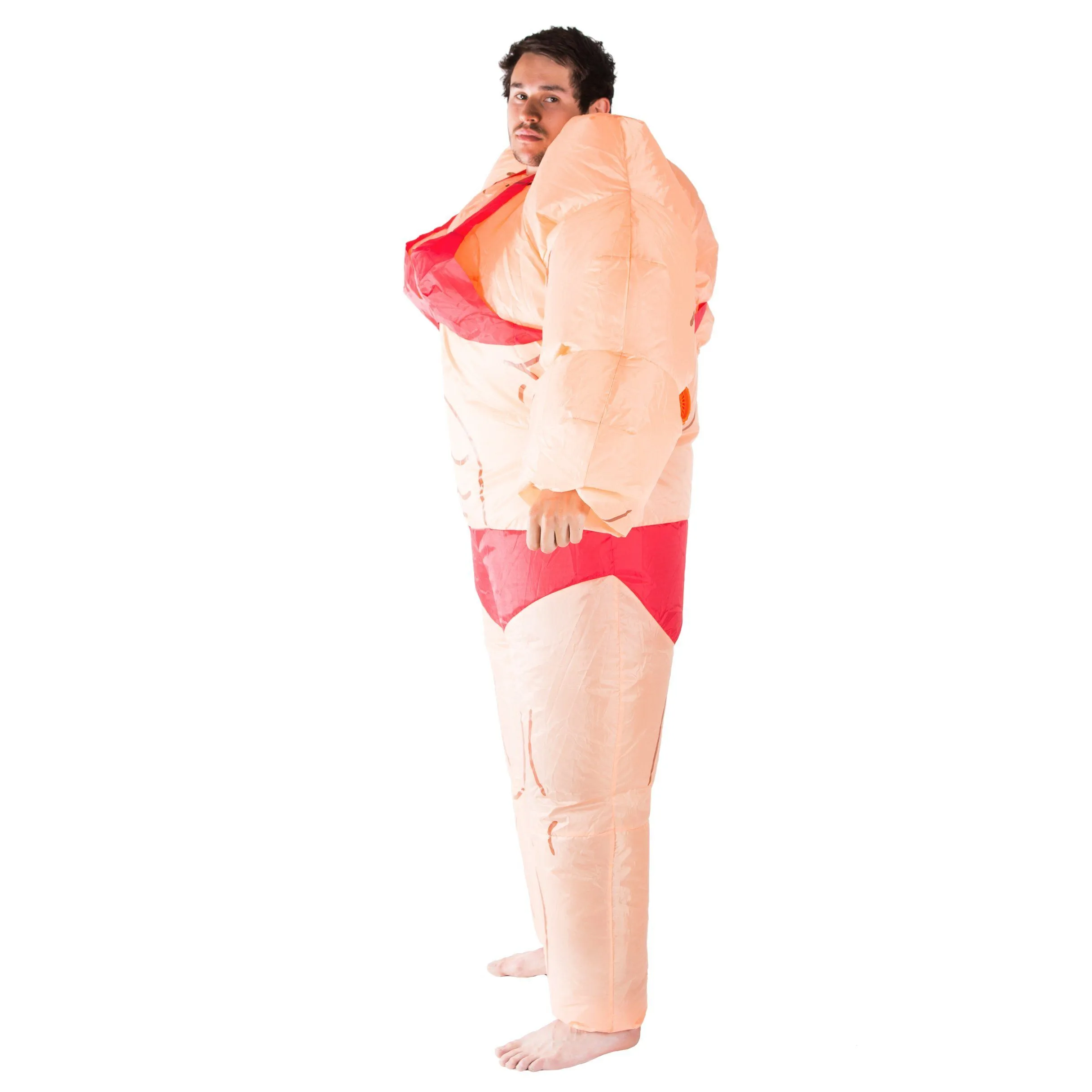 Inflatable Lady Muscle Suit Costume - Image 2