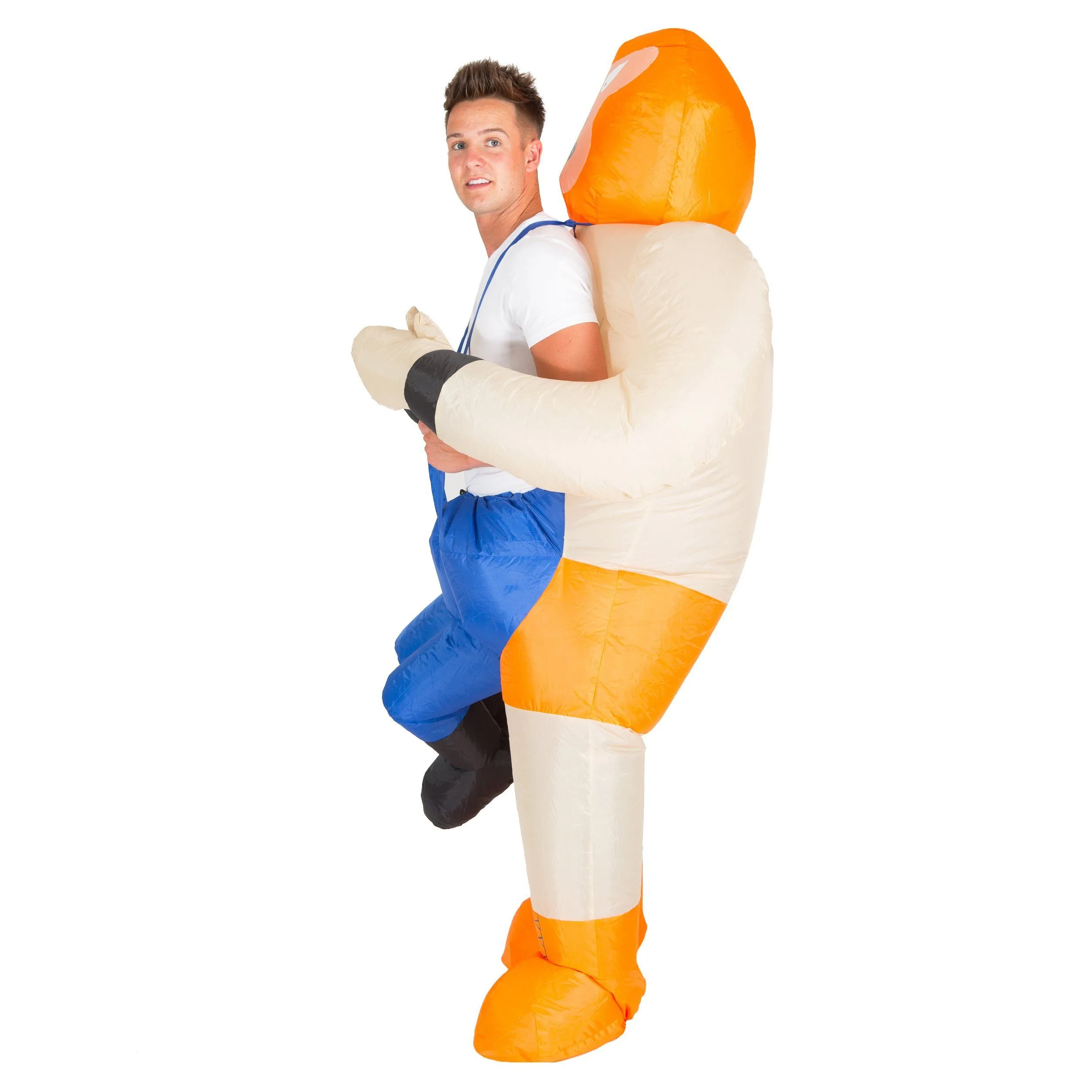 Inflatable Lift You Up Mexican Wrestler Costume - Image 2