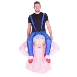 Inflatable Old Lady Costume