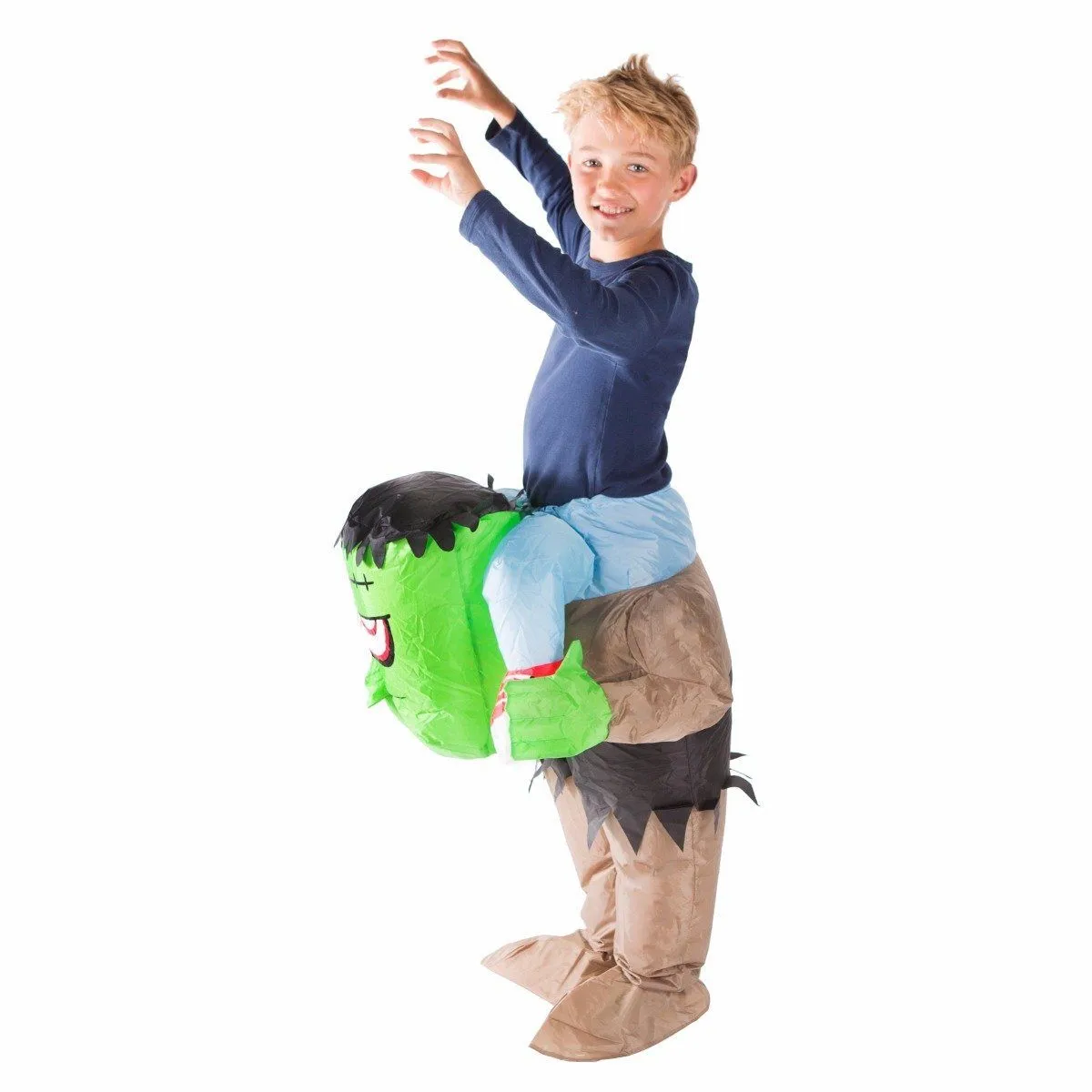 Kids Inflatable Lift You Up Frankenstein Costume - Image 2
