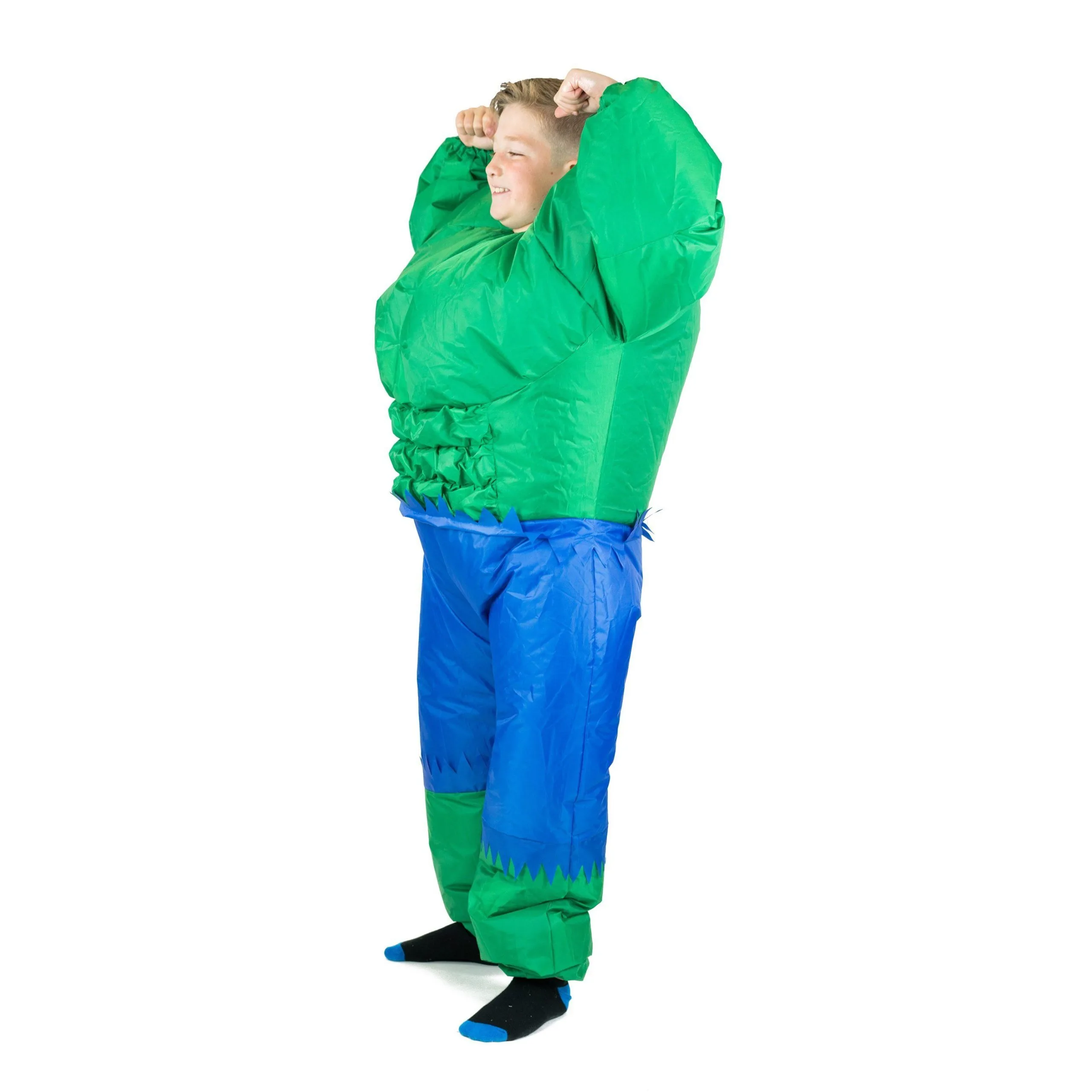 Kids Inflatable Hulk Costume - Image 2
