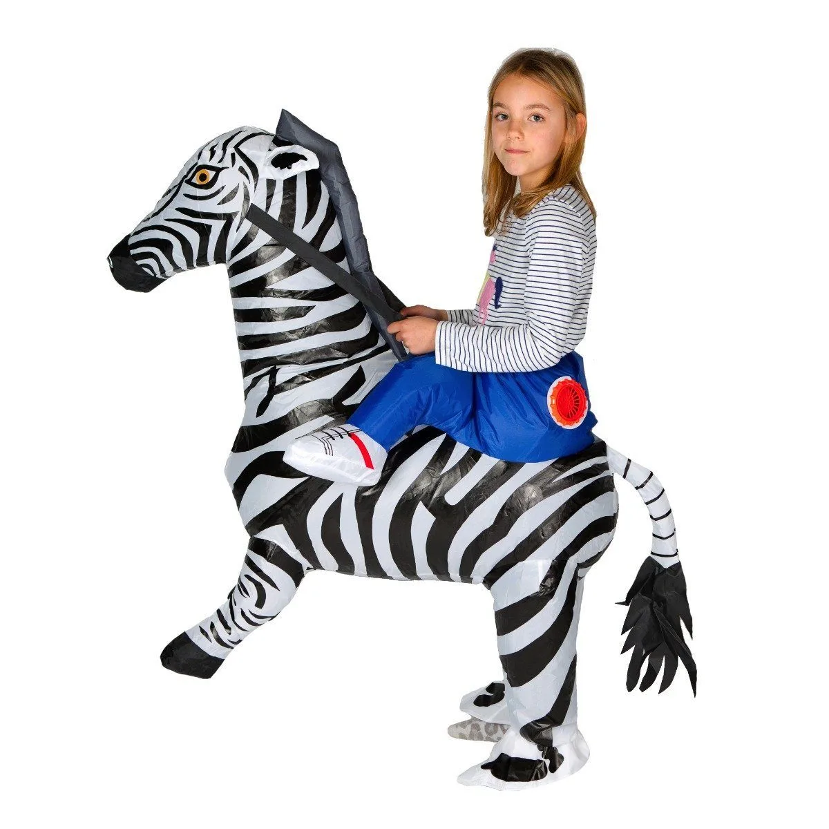 Kids Inflatable Zebra Costume - Image 2