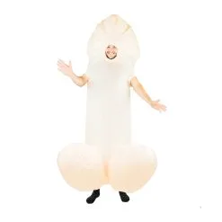 White Inflatable Willy Costume