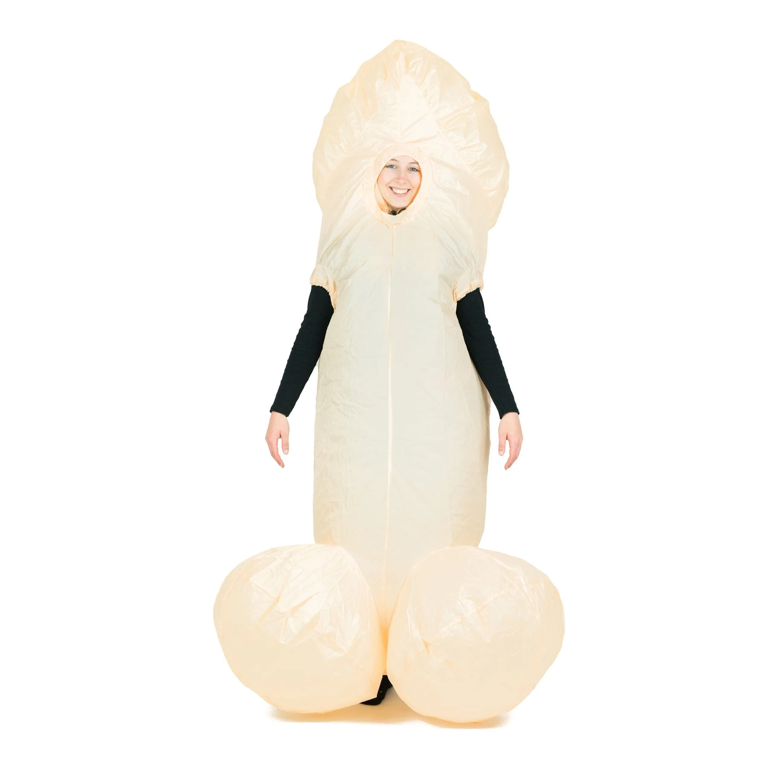 White Inflatable Willy Costume - Image 4
