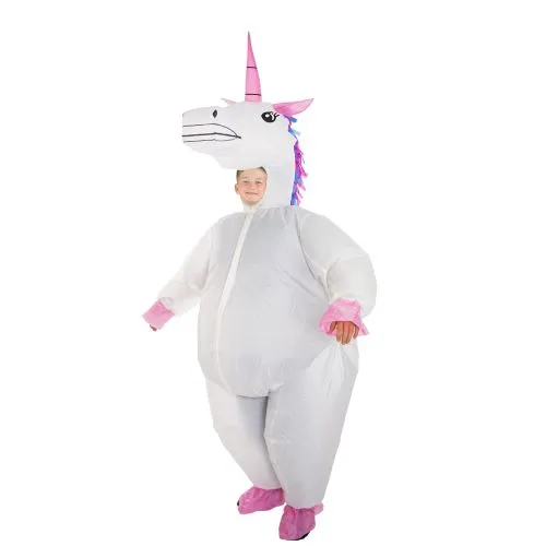 Kids Deluxe Inflatable Full Body Unicorn Costume - Image 2